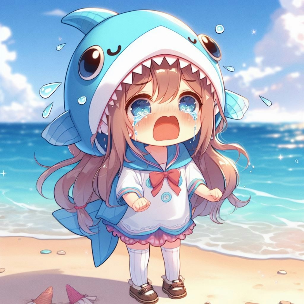 【謎画像】人魚になりたかった女の子