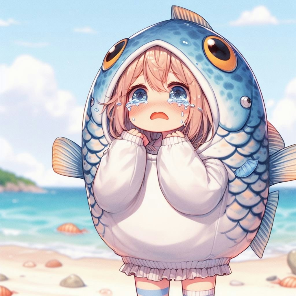 【謎画像】人魚になりたかった女の子