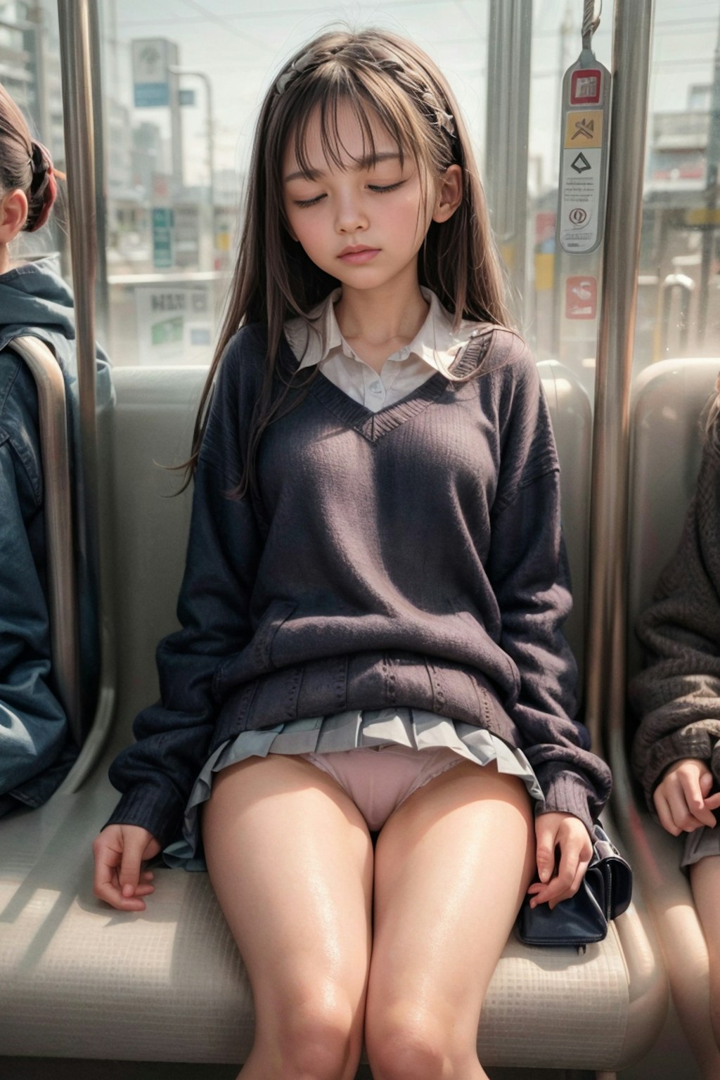 電車にいた女の子