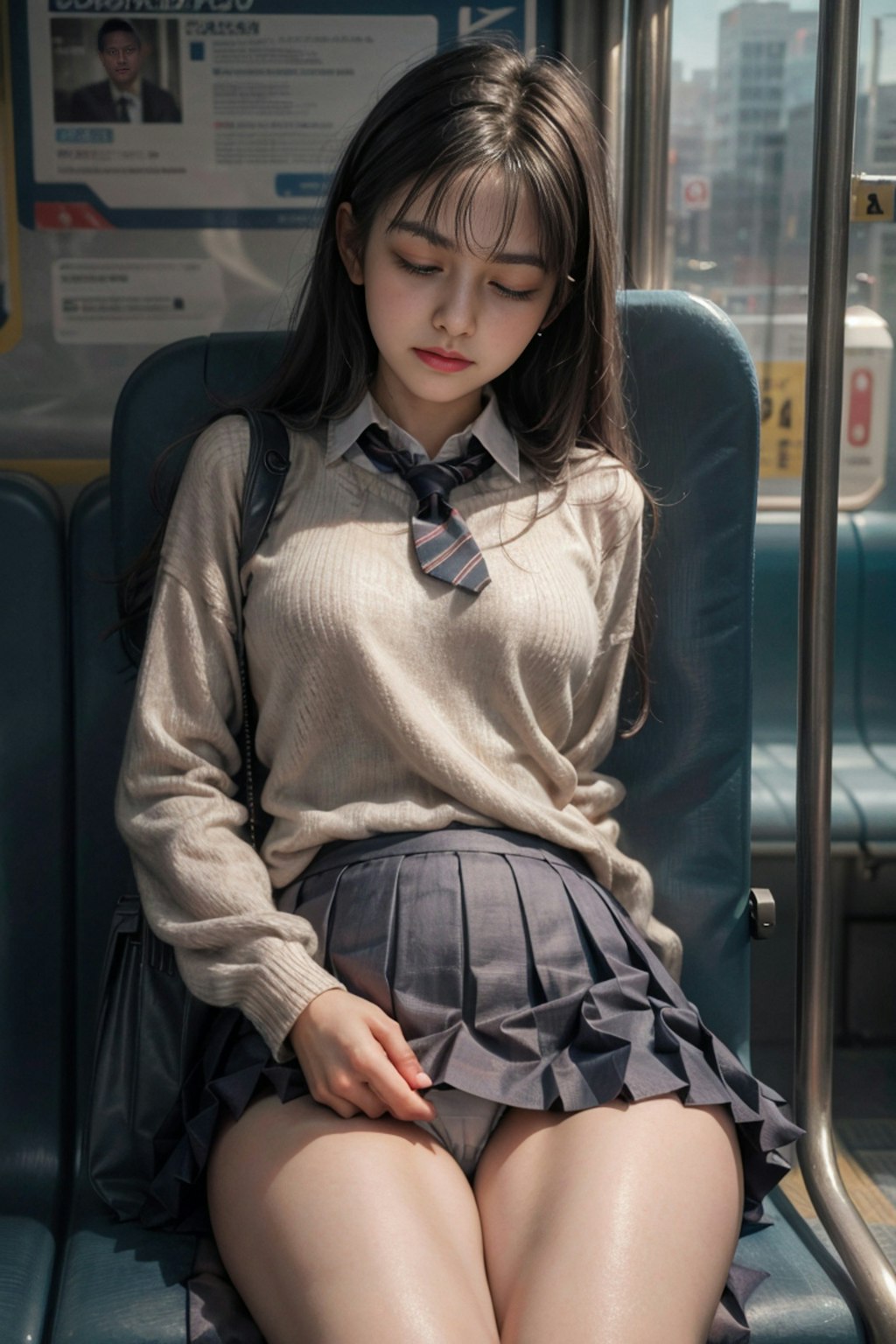 電車にいた女の子