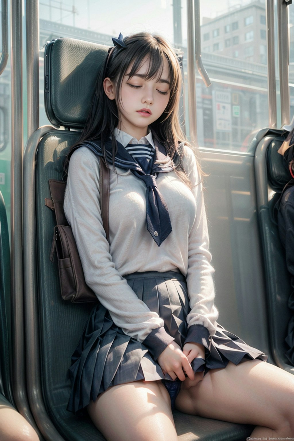 電車にいた女の子