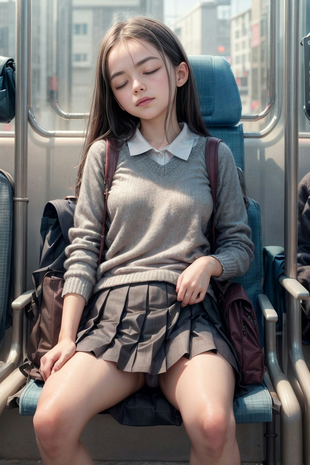 電車にいた女の子