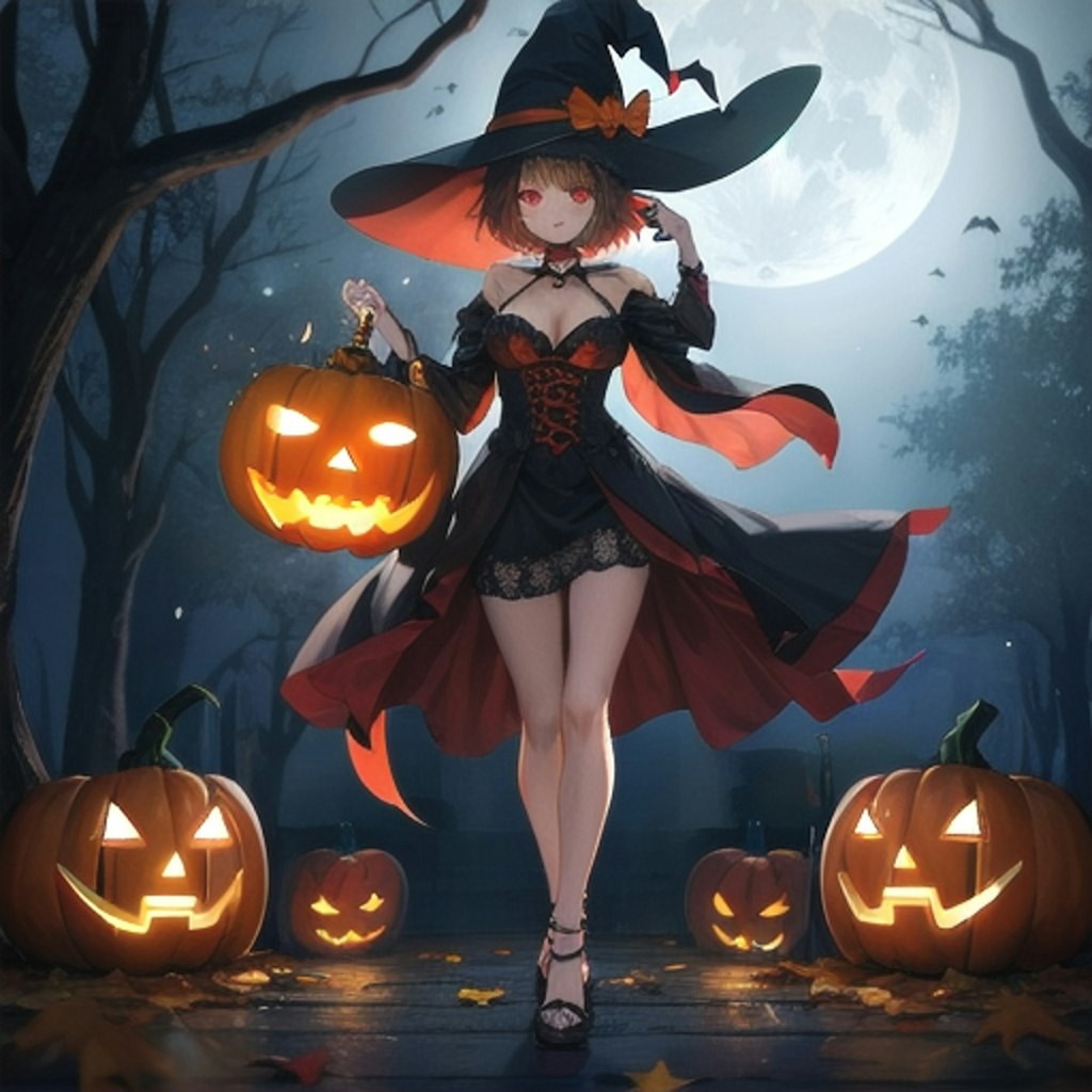 ハロウィン魔女