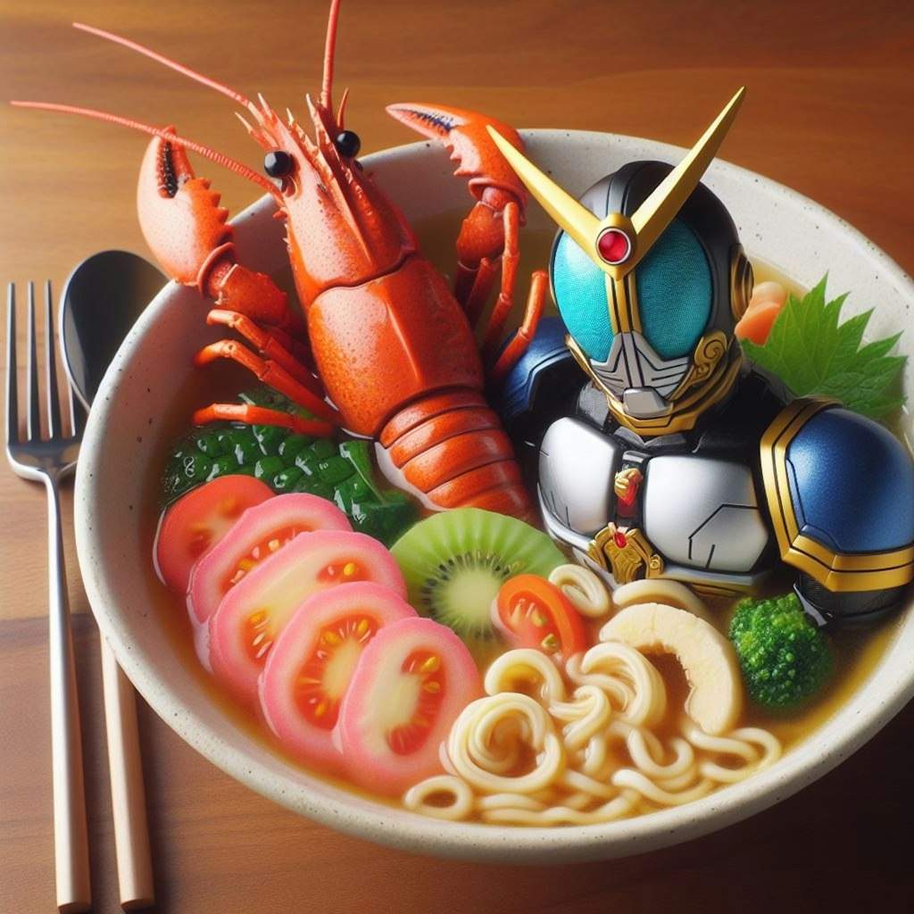 仮面ライダーseafood noodle