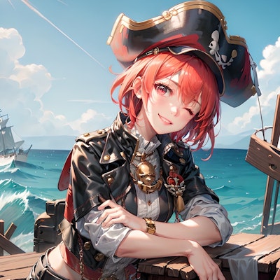 赤髪海賊船長のフォト