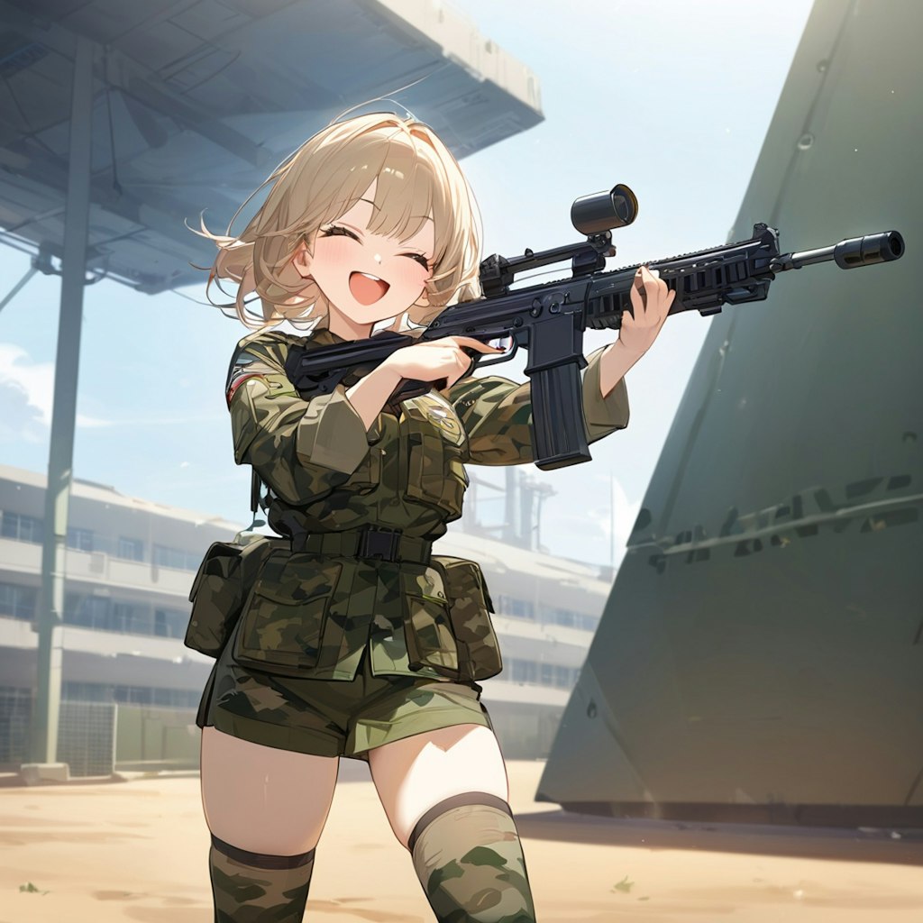 軍服の二―ハイソックス