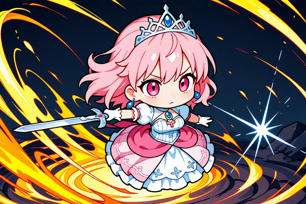 ファイアストームを習得した姫様