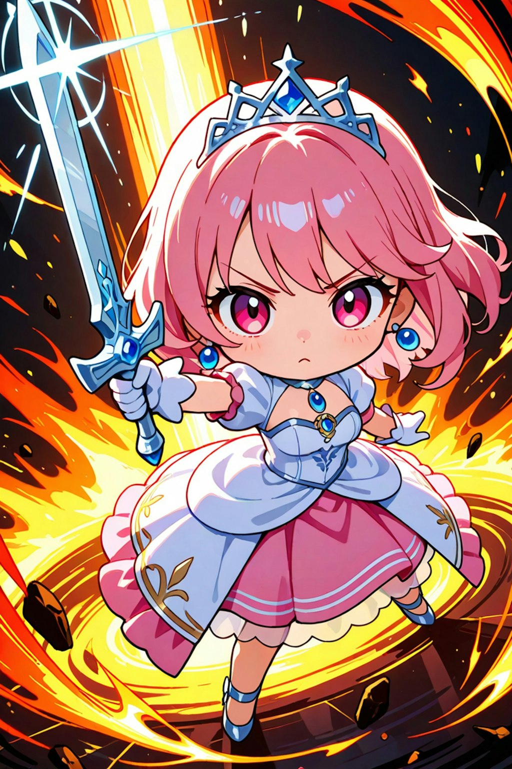 ファイアストームを習得した姫様