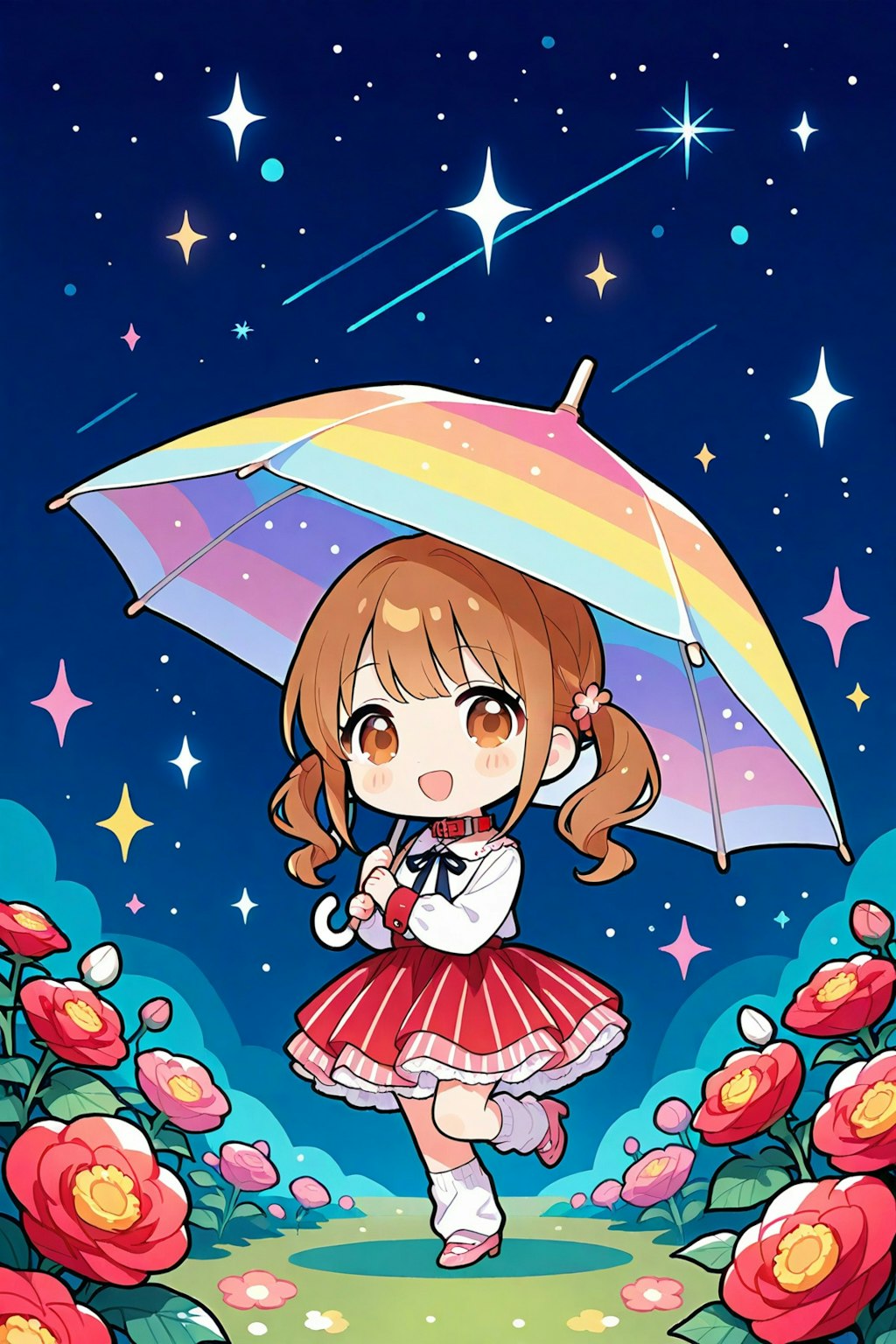 colorful rain