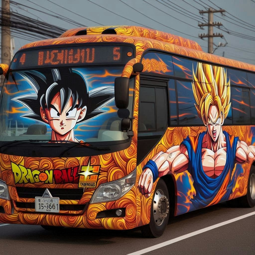 ドラゴンボール観光バス