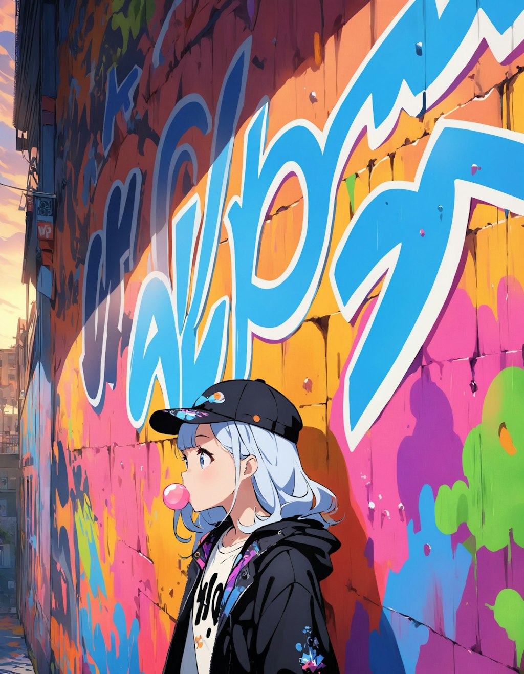 Colorful graffiti