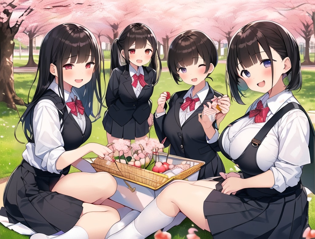 お花見ピクニック