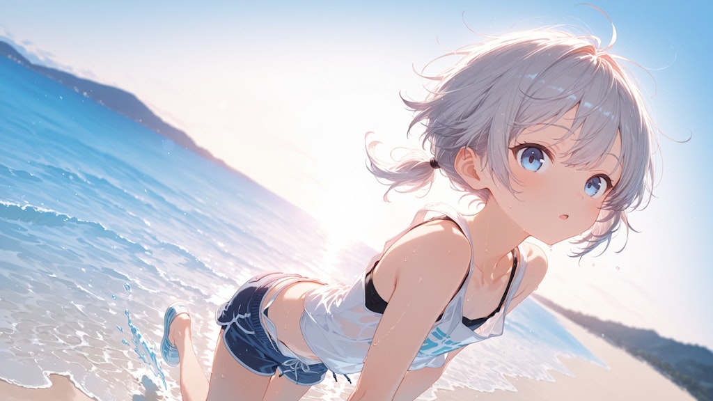 海と少年