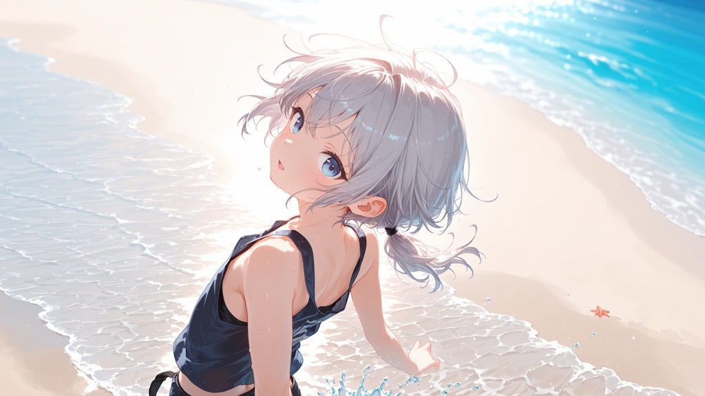 海と少年