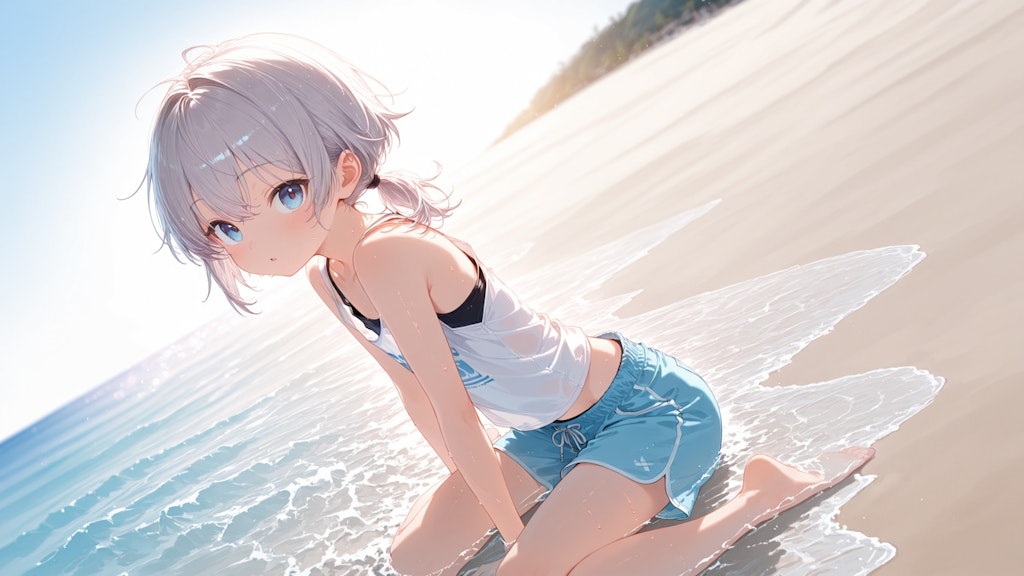 海と少年
