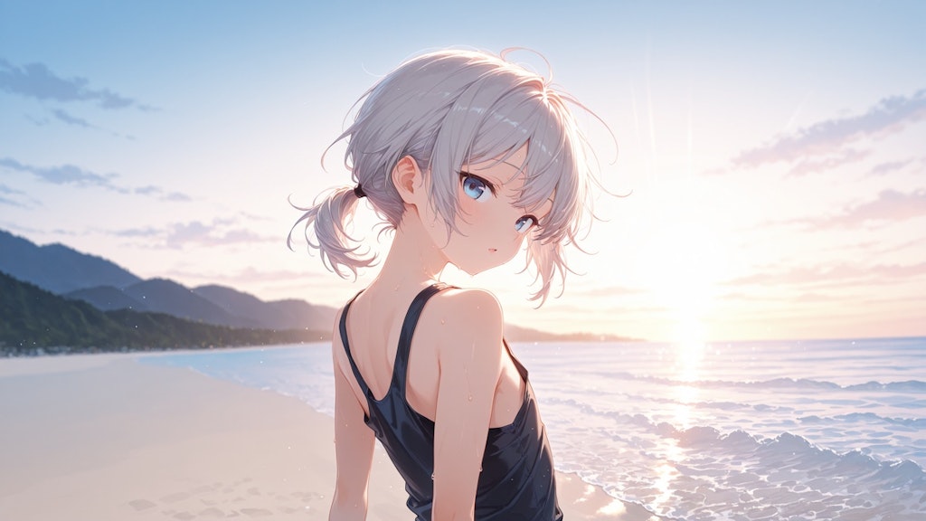 海と少年