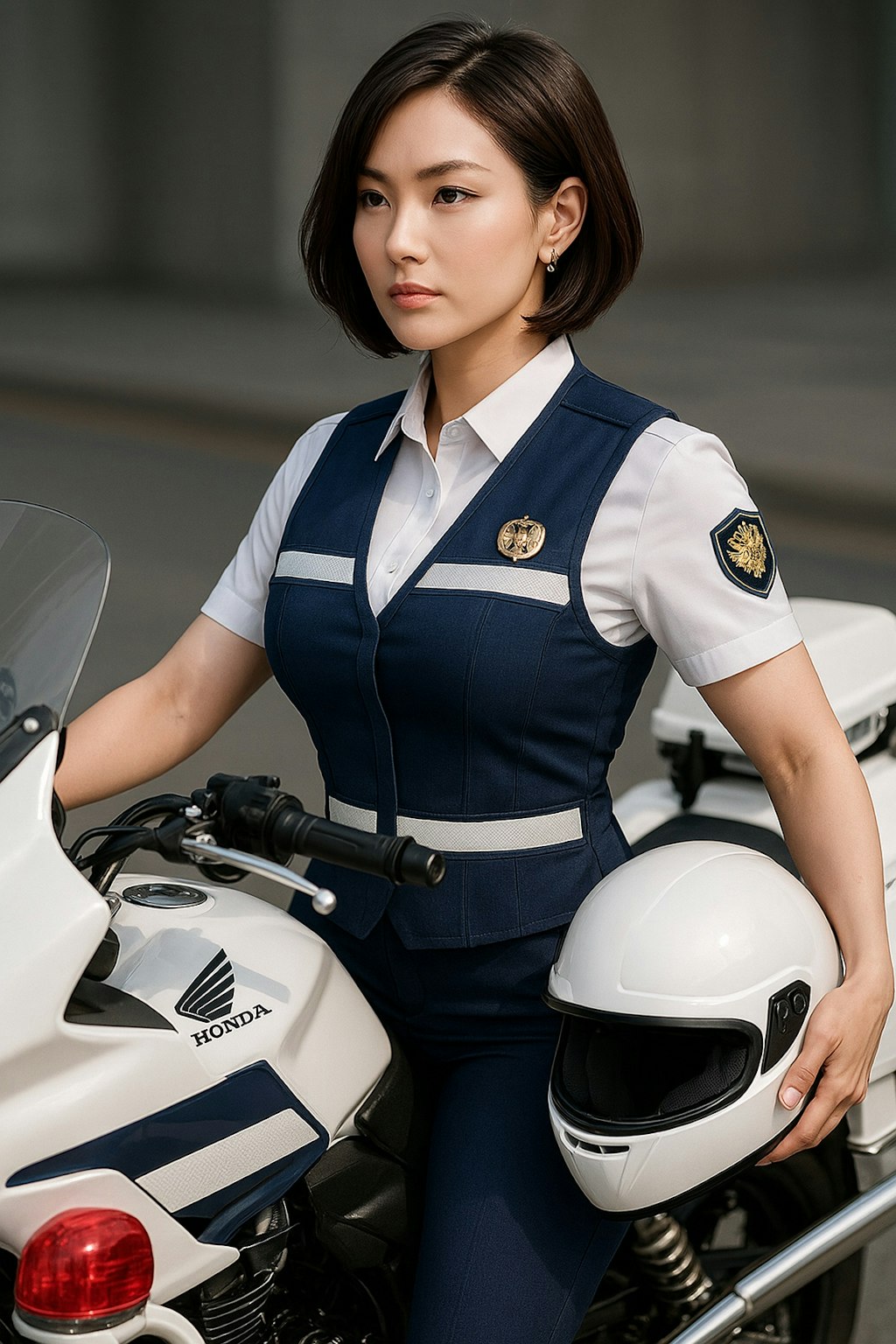 白バイ隊員