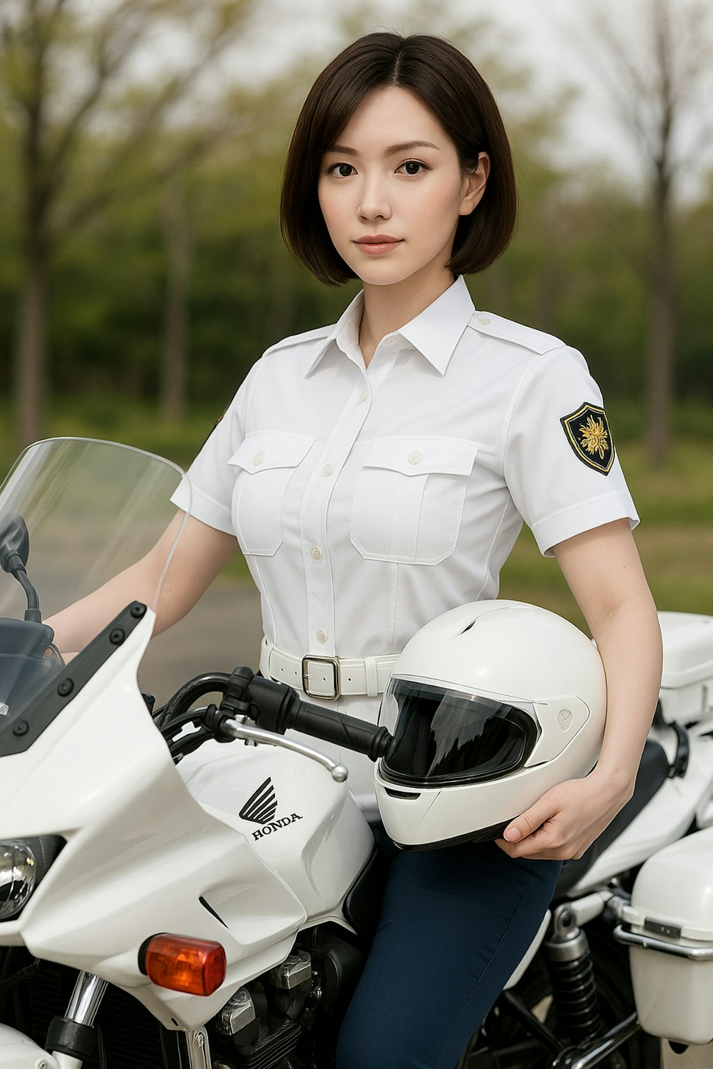 白バイ隊員