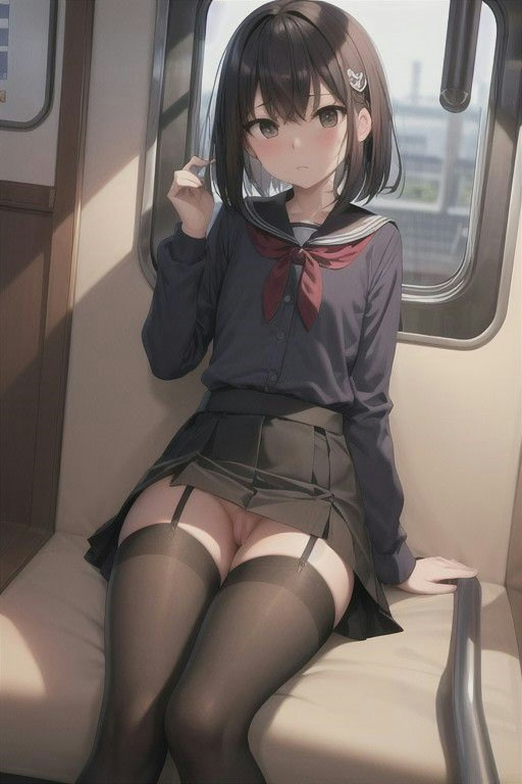 電車の中で出会った少女(R-18)