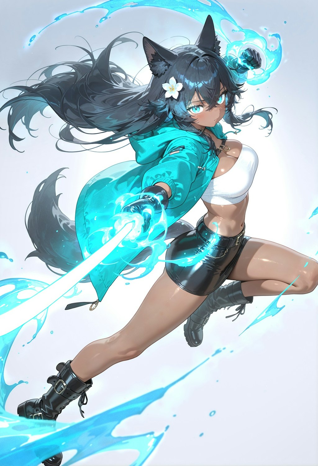水流敵を穿つ