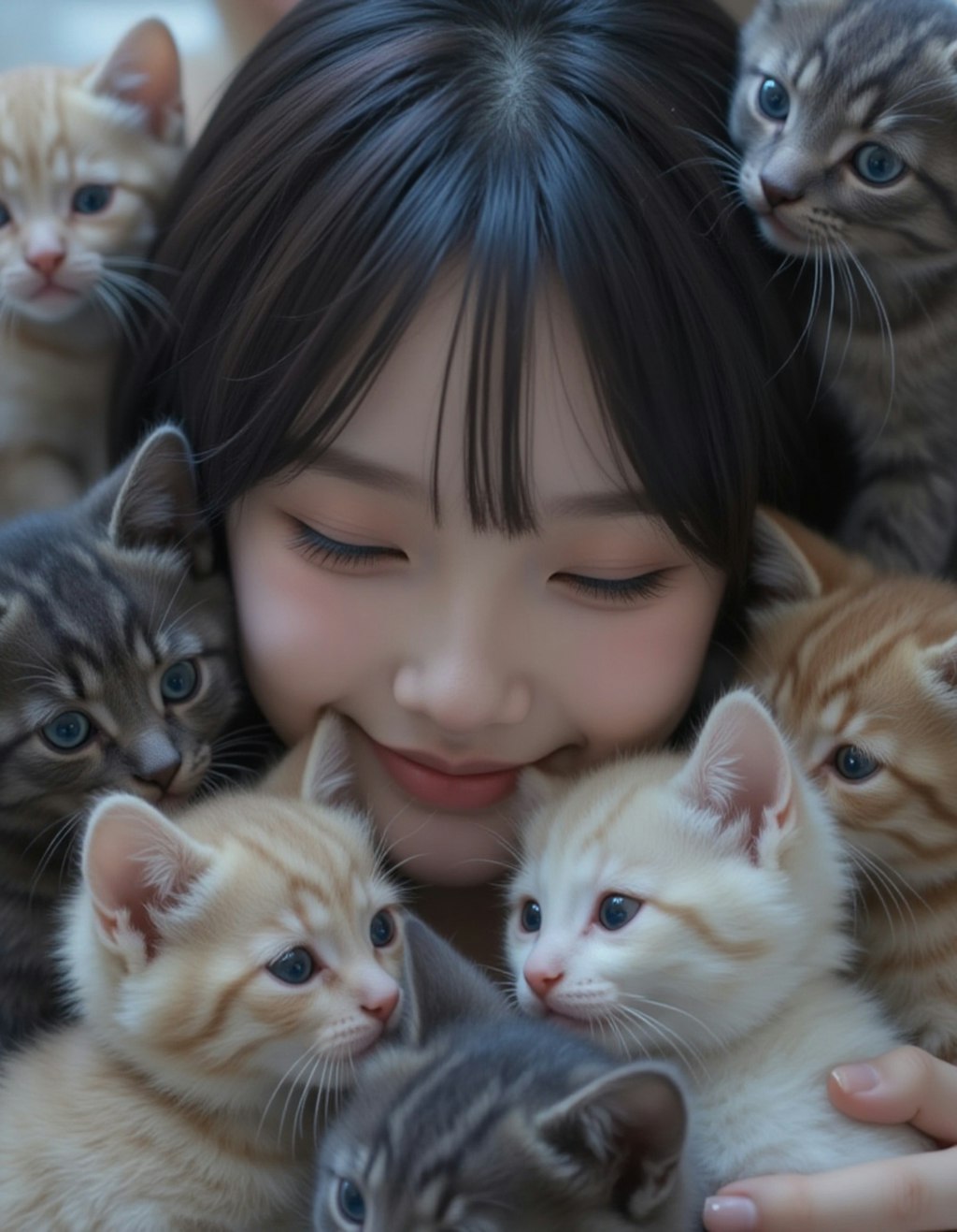 猫まみれ