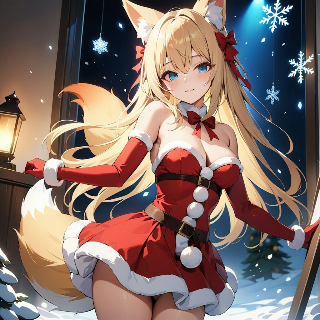 お題：ちちぷいクリスマスに参加する（魔法使いと王女達＋毛富毛富）