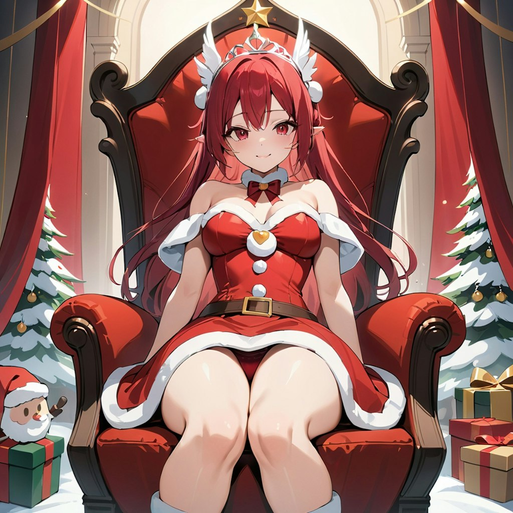 お題：ちちぷいクリスマスに参加する（魔法使いと王女達＋毛富毛富）