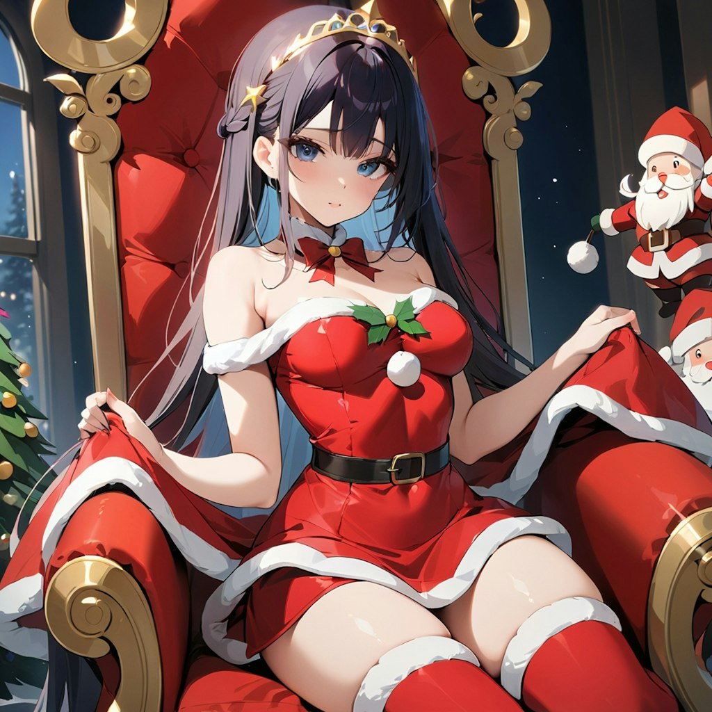 お題：ちちぷいクリスマスに参加する（魔法使いと王女達＋毛富毛富）