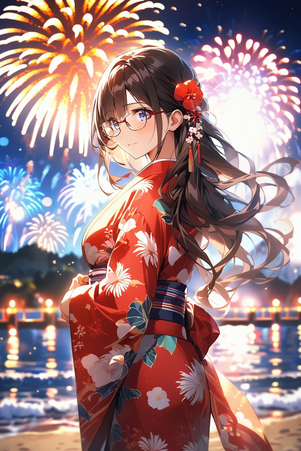 Fireworks Festival Girl