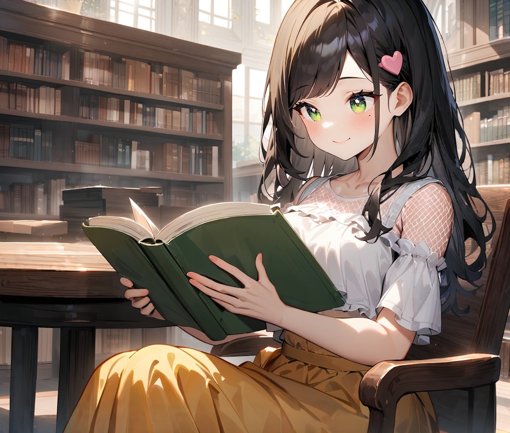 読書中