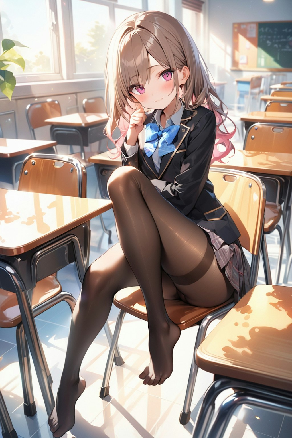 茶髪制服