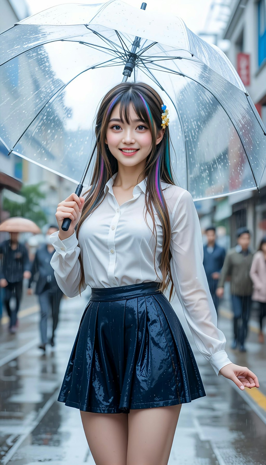 ビニール傘の君