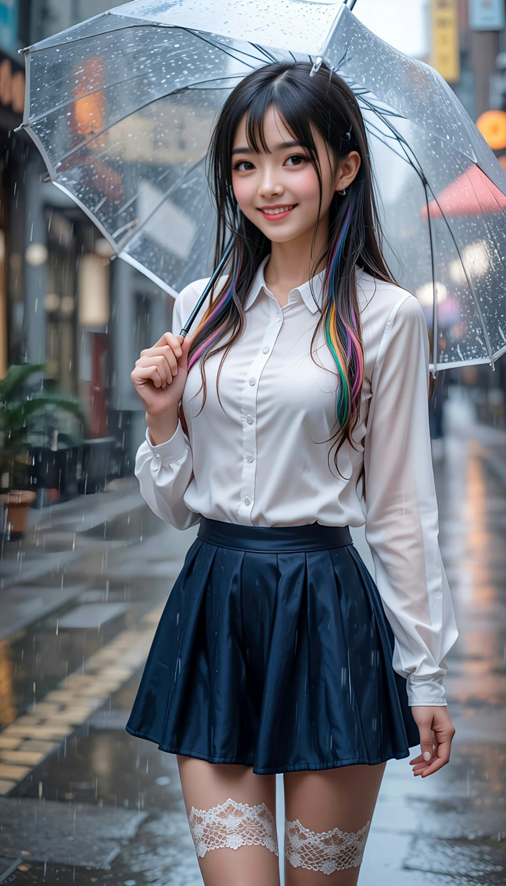 ビニール傘の君