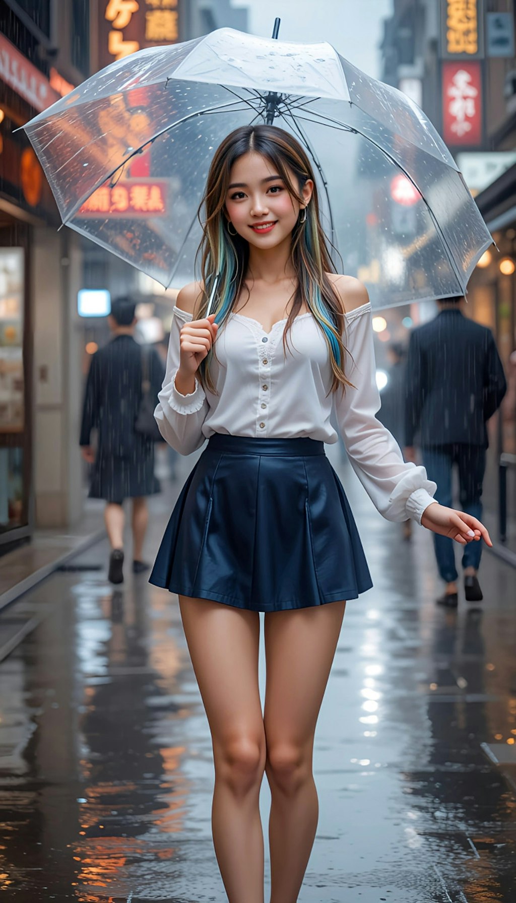 ビニール傘の君