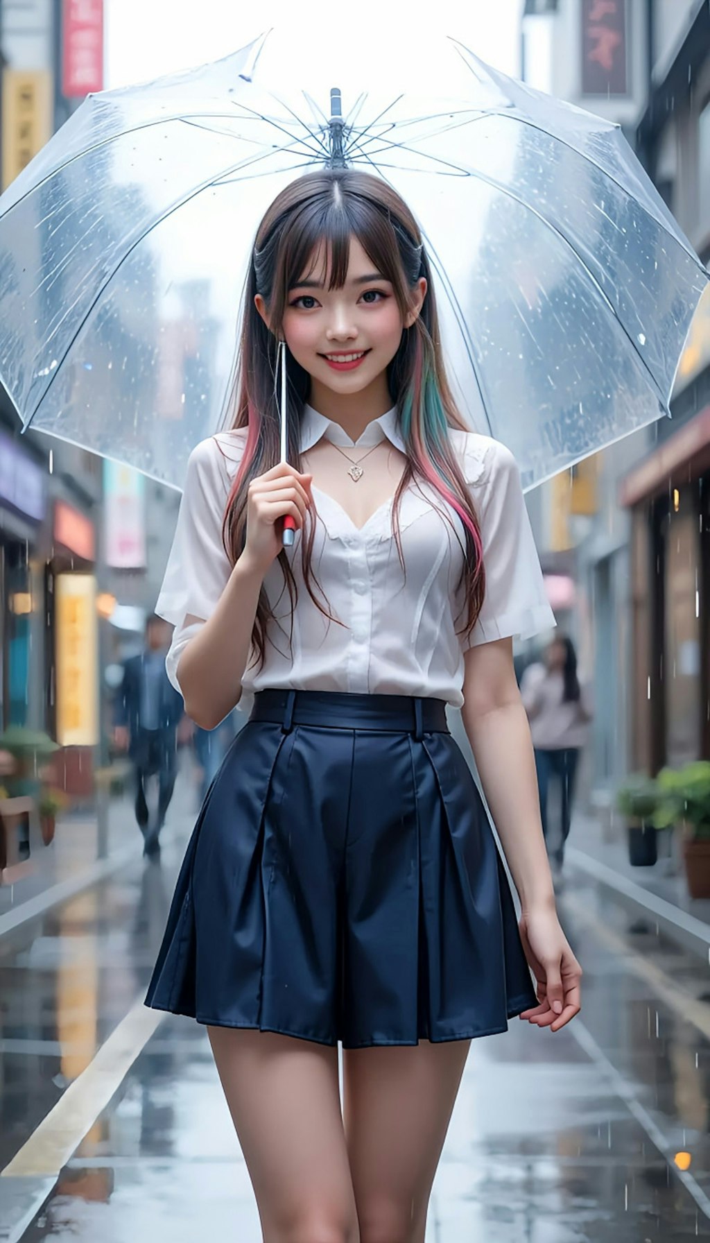 ビニール傘の君