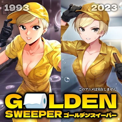 架空アニメ「GOLDEN SWEEPER」