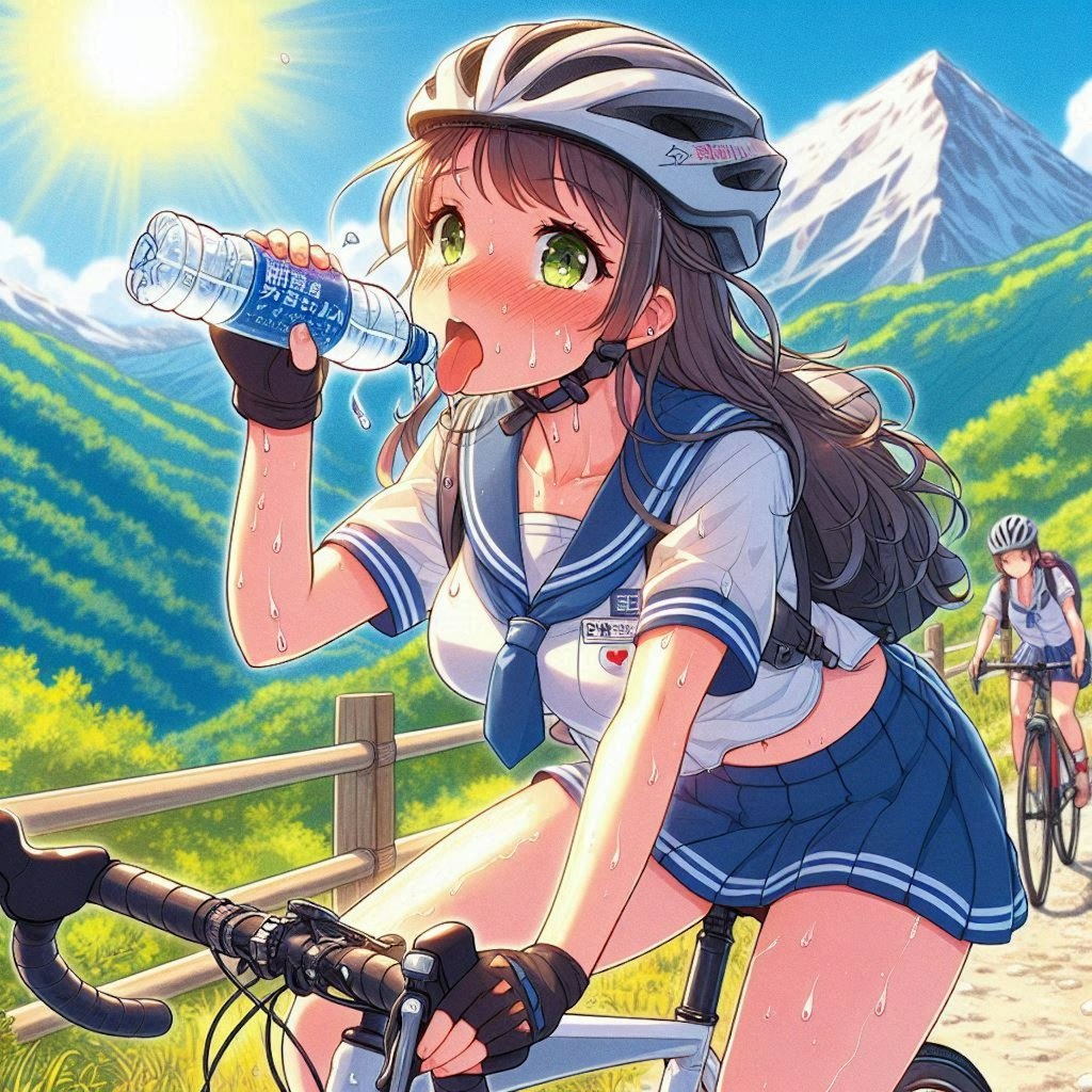 サイクリングと水分補給