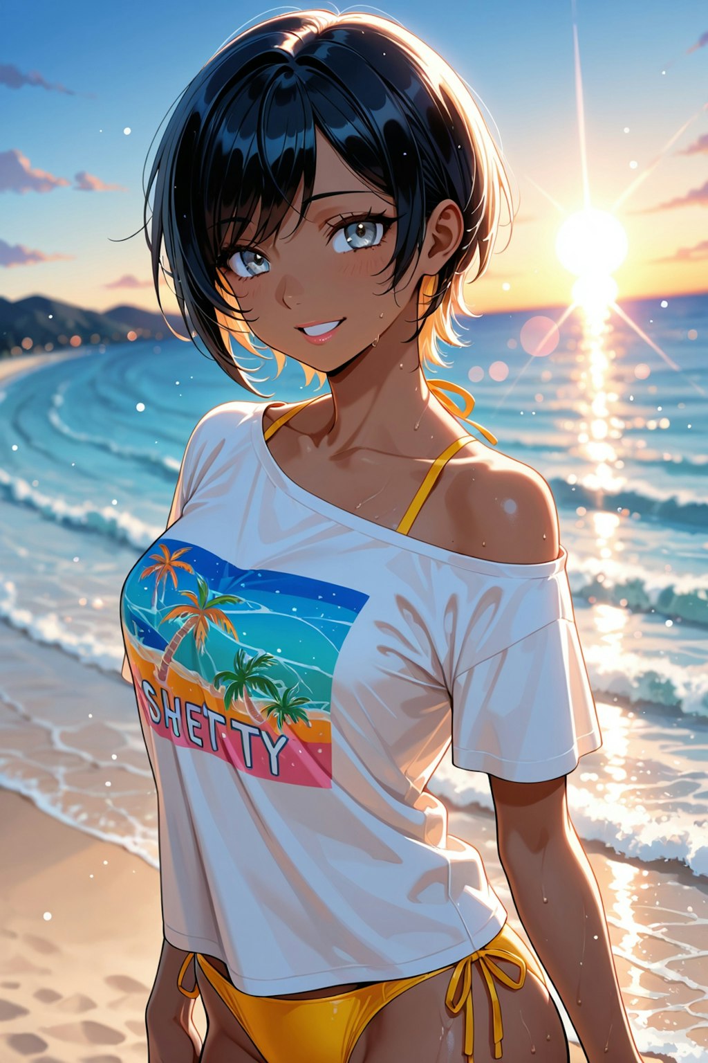 ビーチの夕暮れ 2025　その３