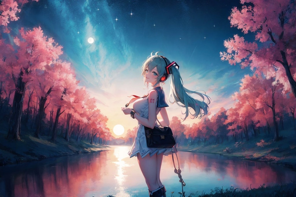 桜　初音ミク