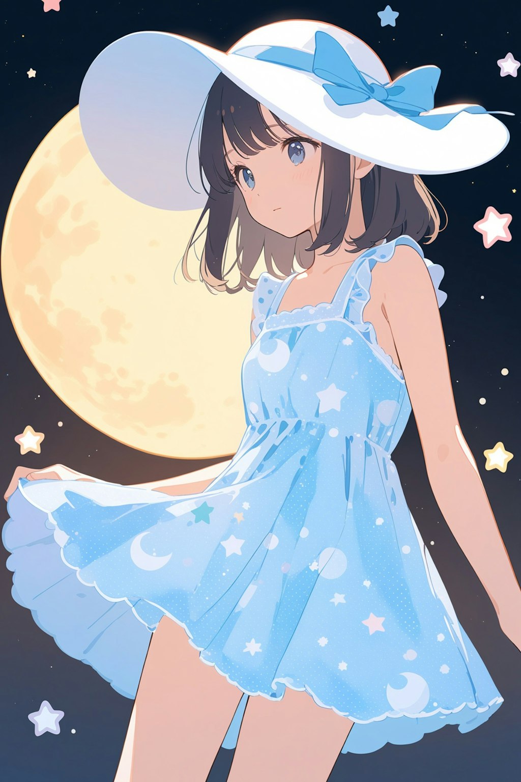 stars and moon