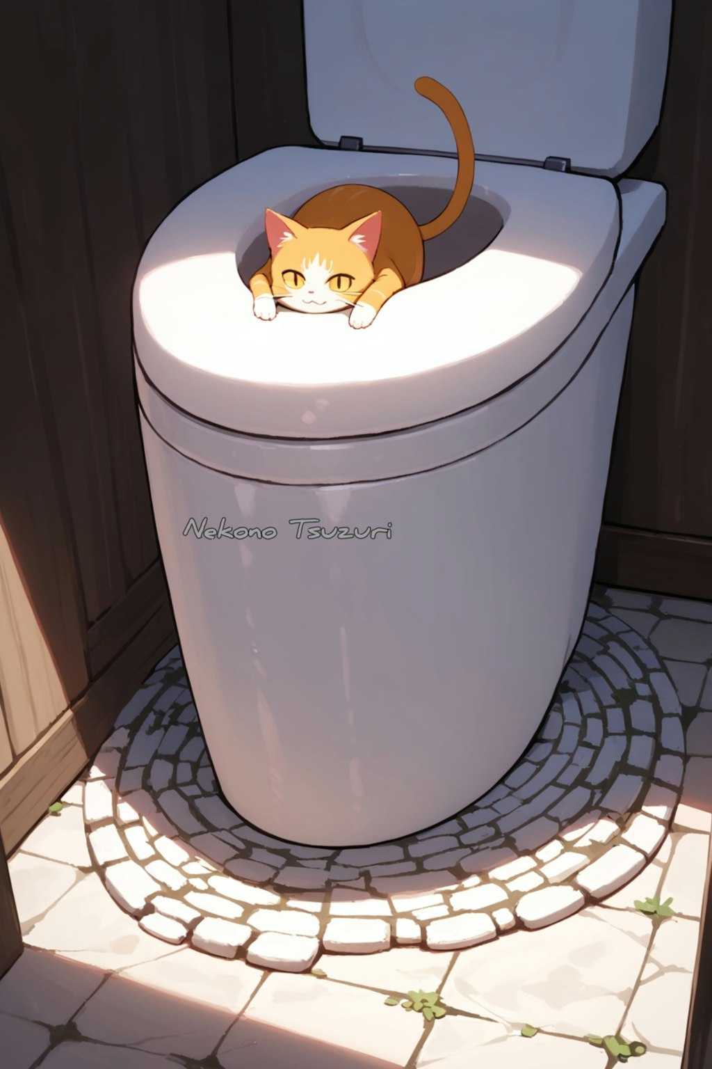 ○○ばんトイレの迷宮に迷い込んだクレイジー猫耳です。