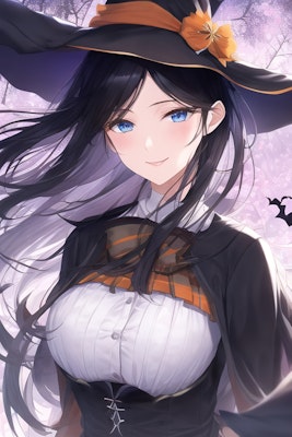 She looks like real witch!