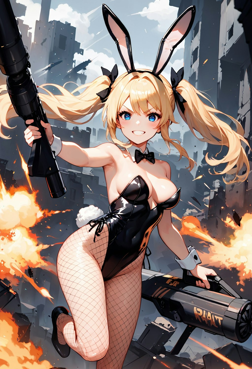 戦場のバニーガール