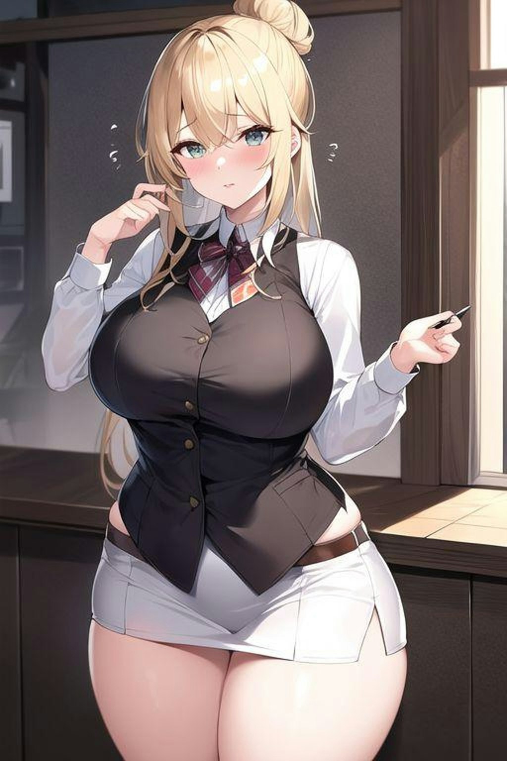 巨乳金髪女