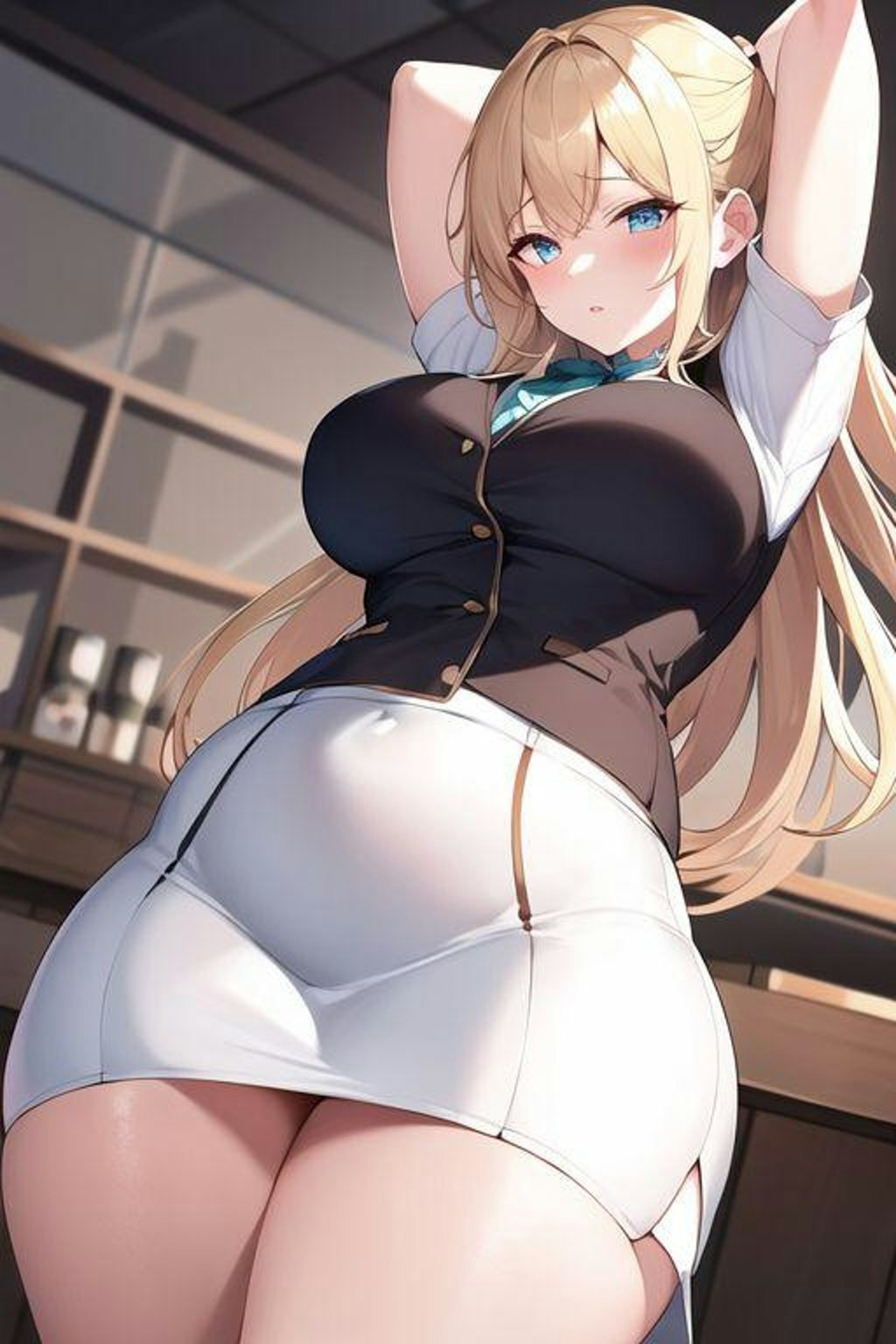 巨乳金髪女