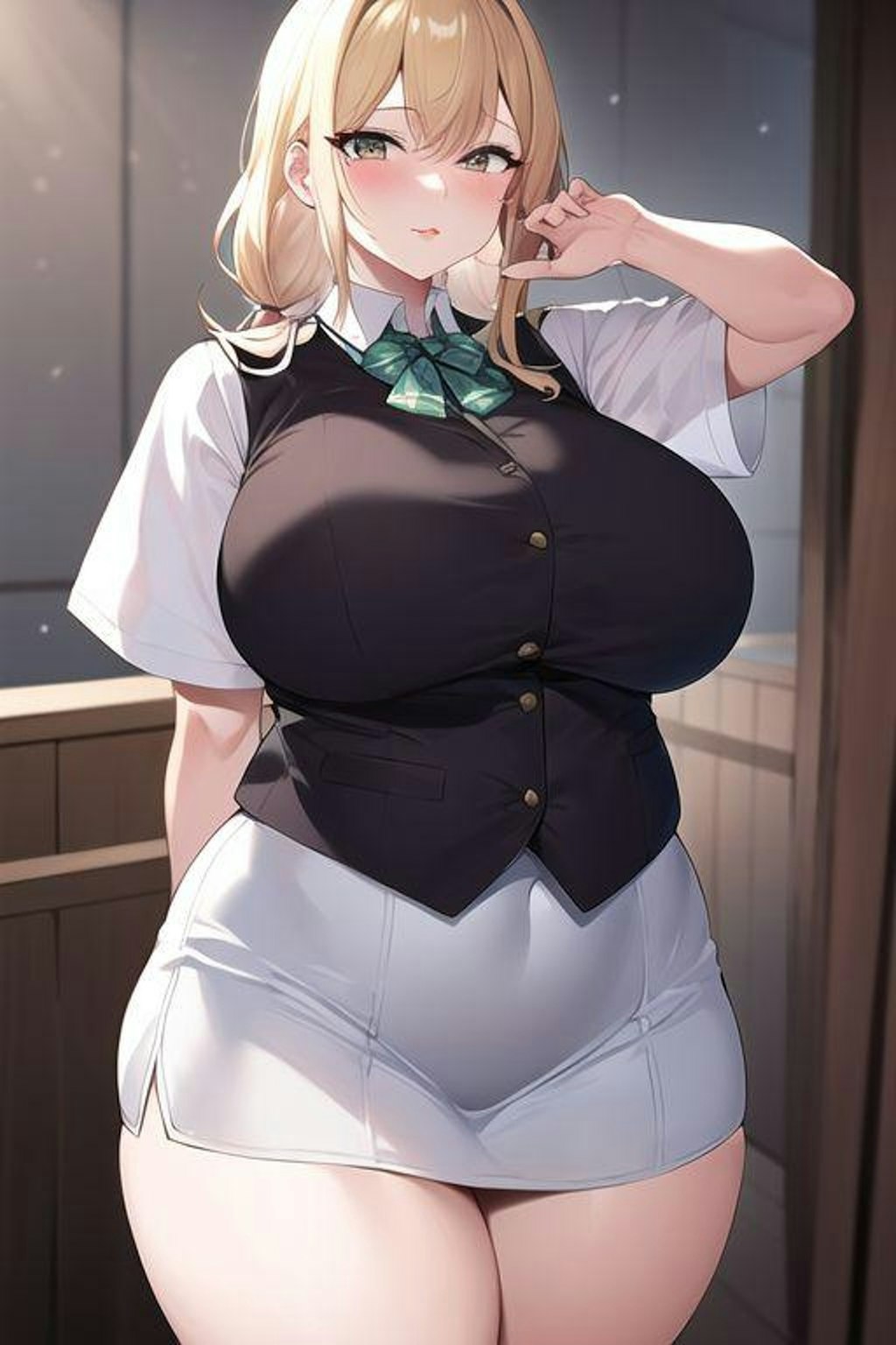 巨乳金髪女