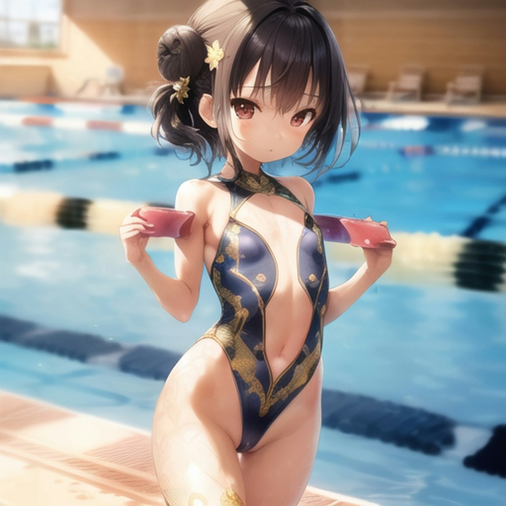 シンクロナイズドスイミングの娘