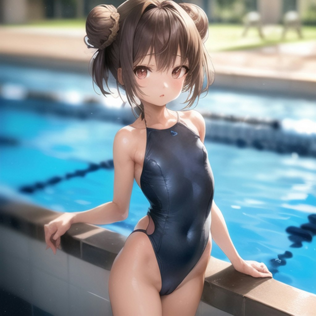 シンクロナイズドスイミングの娘