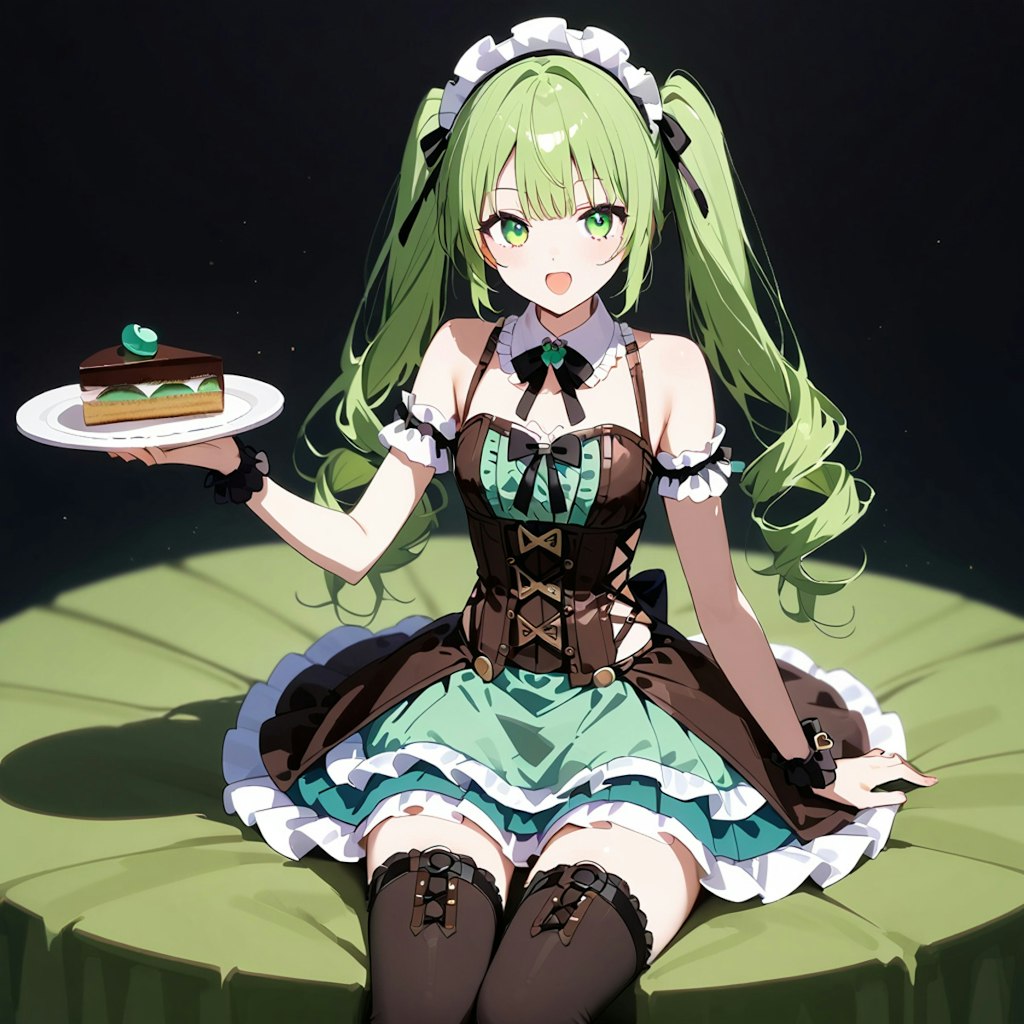 チョコミントケ―キ