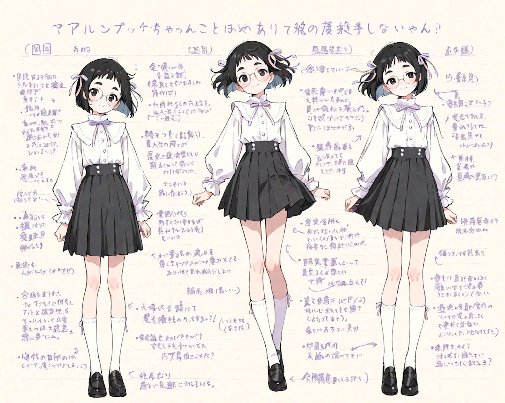 めがねちゃん設定